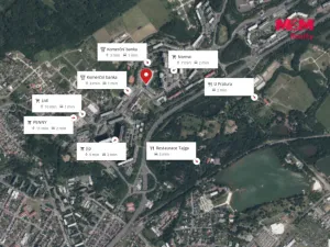 Pronájem bytu 1+1, Chomutov, 17. listopadu, 36 m2