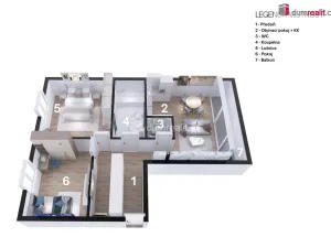 Pronájem bytu 3+kk, Praha - Cholupice, Kestřanská, 81 m2