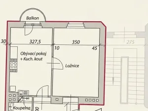 Pronájem bytu 2+kk, Plzeň - Jižní Předměstí, Klatovská třída, 48 m2