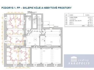 Prodej bytu 3+kk, Praha - Libeň, Kotlaska, 56 m2