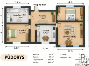 Prodej rodinného domu, Střílky, Hřbitovní, 85 m2