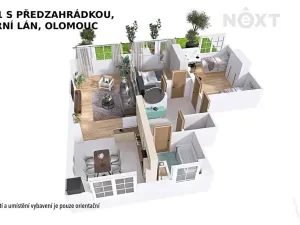 Prodej bytu 3+1, Olomouc, Horní lán, 97 m2