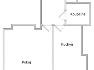 Pronájem bytu 1+1, Brno - Veveří, Burešova, 56 m2