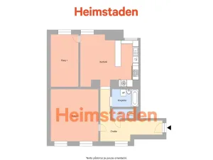 Pronájem bytu 3+kk, Ostrava - Poruba, Hlavní třída, 90 m2