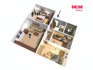 Prodej bytu 3+1, Košík, 61 m2