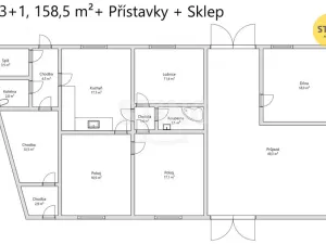 Prodej rodinného domu, Nesovice - Letošov, 158 m2