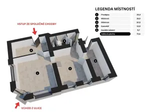 Prodej obchodního prostoru, Olomouc, Resslova, 77 m2