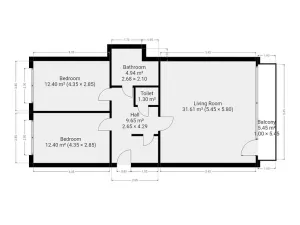 Pronájem bytu 3+kk, Praha - Čimice, Křivenická, 73 m2