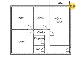 Pronájem bytu 3+1, Olomouc, Lužická, 68 m2