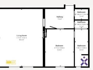 Pronájem bytu 2+kk, Opava - Předměstí, Veleslavínova, 60 m2