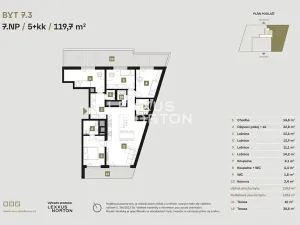 Prodej bytu 5+kk, Praha - Libeň, Zenklova, 120 m2