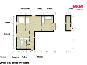 Prodej bytu 3+1, Plzeň - Východní Předměstí, Liliová, 70 m2