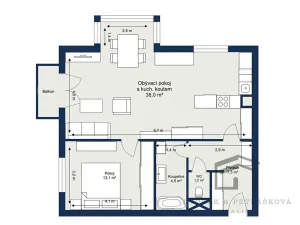 Pronájem bytu 2+kk, Praha - Záběhlice, Mattioliho, 61 m2