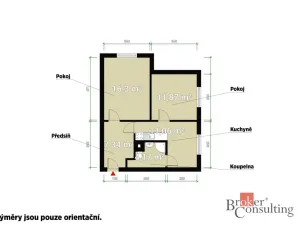 Pronájem bytu 2+1, Plzeň - Nová Hospoda, Krajní, 52 m2