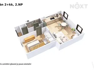 Prodej apartmánu, Staré Město, Sportovní, 57 m2