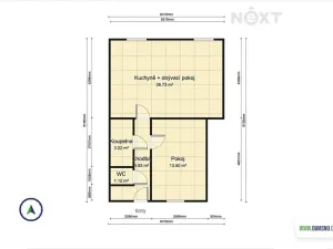 Prodej apartmánu, Staré Město, Sportovní, 57 m2