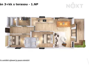 Prodej apartmánu, Staré Město, Sportovní, 83 m2
