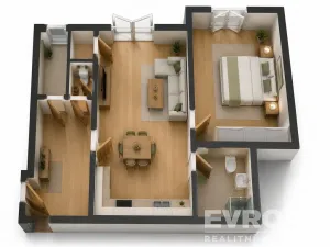 Prodej bytu 2+kk, Praha - Nusle, V zálomu, 53 m2