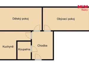 Prodej bytu 2+1, Pacov, Na Blatech, 54 m2