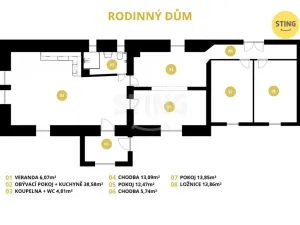 Prodej rodinného domu, Strašov, 149 m2