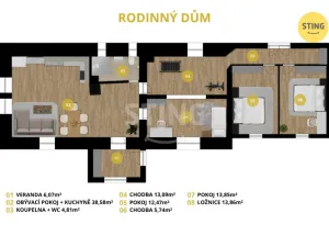 Prodej rodinného domu, Strašov, 149 m2