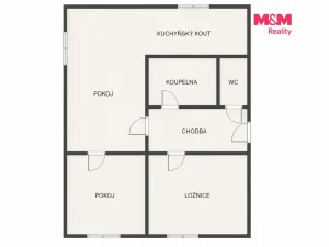 Prodej bytu 3+kk, Ledeč nad Sázavou, Jaroslava Haška, 77 m2