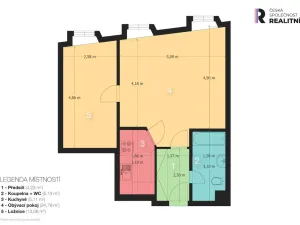 Pronájem bytu 2+1, Benešov, Dukelská, 53 m2