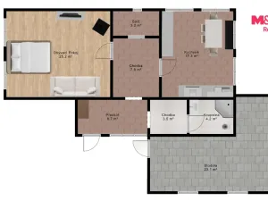 Prodej chalupy, Nová Bystřice - Ovčárna, 67 m2