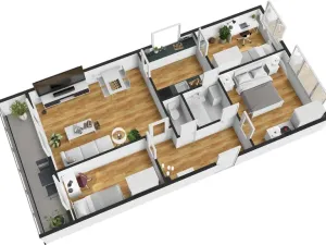 Prodej bytu 4+1, Praha, 67 m2
