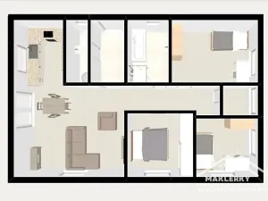 Pronájem rodinného domu, Dětenice, 84 m2
