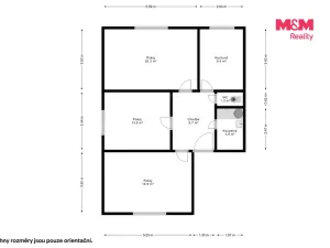 Prodej bytu 3+1, Otov, 71 m2