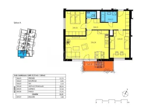 Pronájem bytu 3+kk, Praha - Chodov, Babická, 73 m2