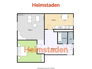 Pronájem bytu 2+1, Havířov - Město, Třeneckého, 58 m2