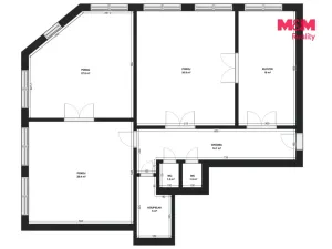 Pronájem bytu 3+1, Poděbrady - Poděbrady III, Komenského, 127 m2