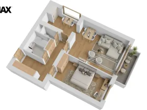 Prodej bytu 2+1, Česká Skalice, Tyršova, 56 m2