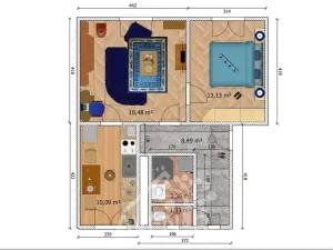 Prodej bytu 2+1, Jablonec nad Nisou, Vysoká, 54 m2