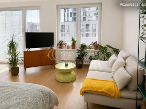 Pronájem bytu 1+kk, Praha - Stodůlky, Svitákova, 46 m2