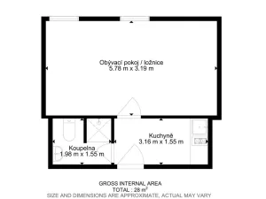 Prodej bytu 1+kk, Brno - Zábrdovice, Cejl, 26 m2
