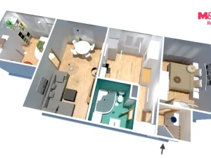 Prodej bytu 3+1, Volary, Sídl. Míru, 70 m2