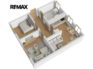 Prodej bytu 3+kk, Vikantice, 57 m2