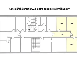 Pronájem kanceláře, Hradec Králové, Koutníkova, 69 m2