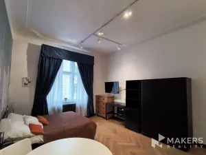 Pronájem bytu 1+kk, Praha - Nové Město, Hálkova, 31 m2