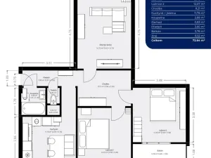 Pronájem bytu 3+1, Staré Sedliště, 66 m2