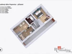 Prodej rodinného domu, Jičín - Popovice, 90 m2