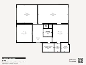 Pronájem bytu 3+1, Chomutov, U Hačky, 78 m2