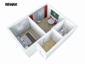 Pronájem bytu 2+kk, Praha - Nové Město, Legerova, 34 m2