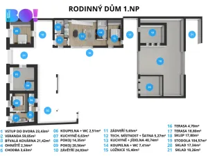 Prodej rodinného domu, Hranice, Lipnická, 372 m2