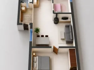 Pronájem rodinného domu, Drobovice, 60 m2