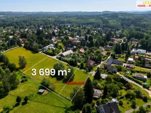 Prodej pozemku pro bydlení, Kamenice - Nová Hospoda, Nová, 1233 m2