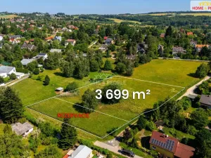 Prodej pozemku pro bydlení, Kamenice - Nová Hospoda, Na Vyhlídce, 1233 m2